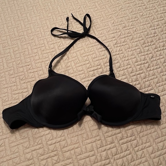 Padded black bikini top - Picture 1 of 5